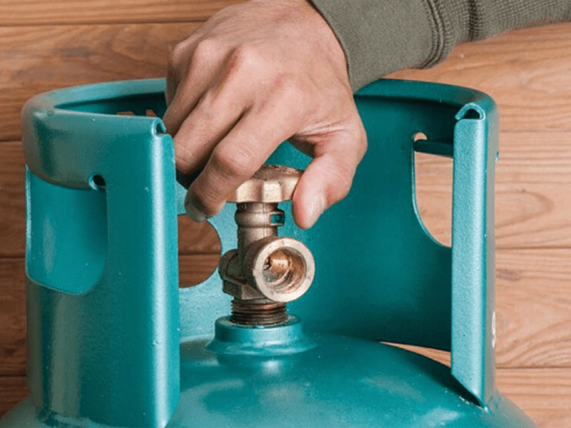 hình ảnh khoá mở van bình gas
