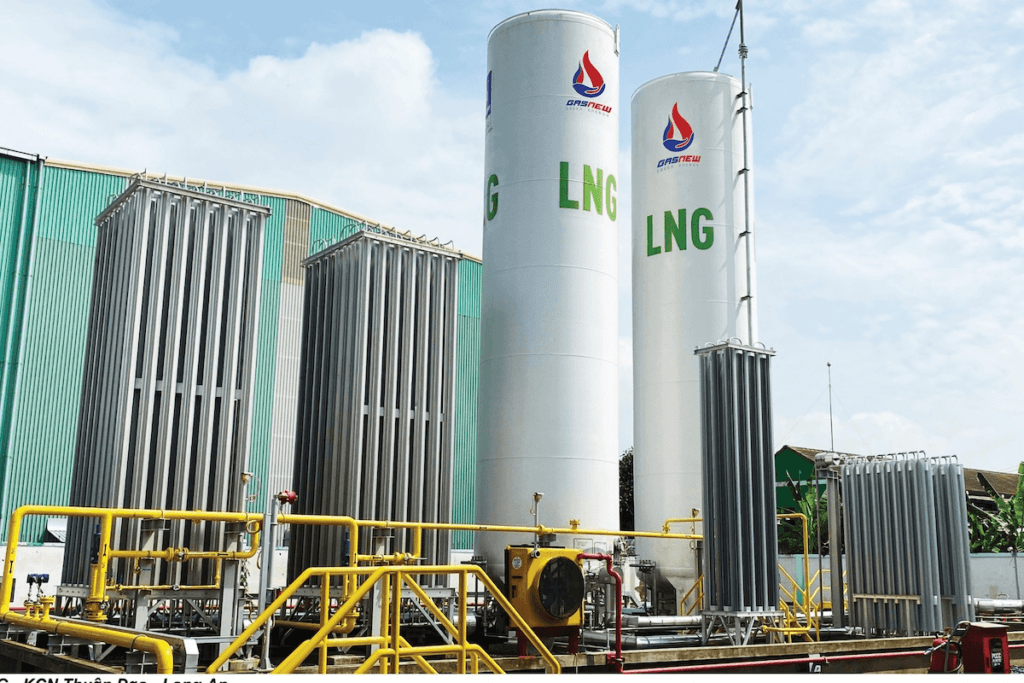 Kho chứa LNG của công ty Gas New