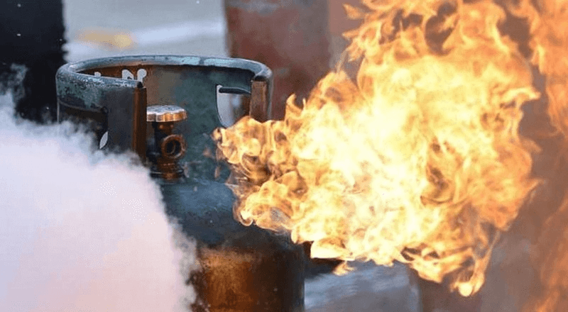 rò rỉ gas cháy nổ